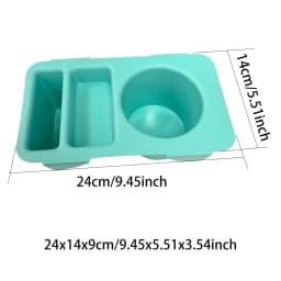 EVA Bag Top Storage Tray Outdoor Camping Cup Organizer Holder Rack Travel Phone Storage Lid Waterproof Beach Soft Cover Divider