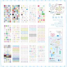 Journal GO 30pcs Matte PET Alphabet & Number Stickers Pastel Letter Decals for Scrapbooking Card Journaling & DIY Crafts