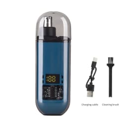2 In 1 Electric Portable Ear And Nose Hair Trimmer Clipper 2026 Professional Painless Portable Eyebrow For Men nose hair