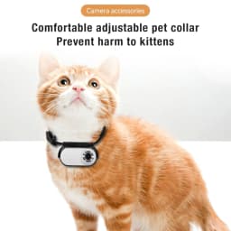 Pet Collar Camera 120 Deg Lens OTG Connection Video Recording Adjustable Magnetic Cat Sport Camera for Outdoor Dog Collar Camera