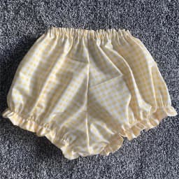 Lamuusaa Shorts y2k Women Clothes Casual Ruffle Trim/Plaid/Solid Color/Duck Print Elastic Waist Pajama Hot Pants 2000s Clothing