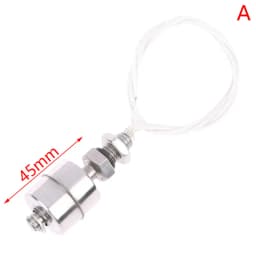 30Styles 45-400mm Stainless Steel Float Switch Tank Liquid Water Level Sensor Double Ball Switch Tank Pool Flow Sensors Float