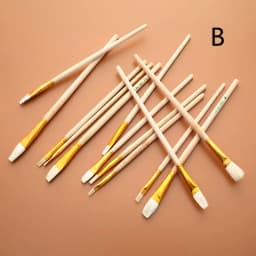 12/24pcs Art Wool Brush Set For Ceramic Glaze/painting Coloring Watercolor Paint Acrylic Craft DIY Painting Pen Art Supplies