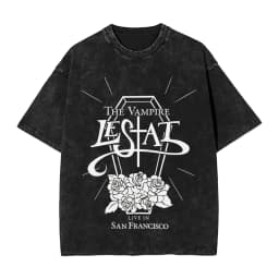 Men's The Vampire Lestat T-Shirts Top Tees Beach Y2K Casual Short-Sleeve T Shirt Crewneck Trending Casual Tee Shirt Cheap