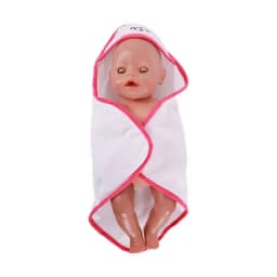 Doll Clothes Long One Piece Pajamas + Nightcap For 18Inch American&43Cm Baby Doll Accessories Nenuco Sleeping Blanket