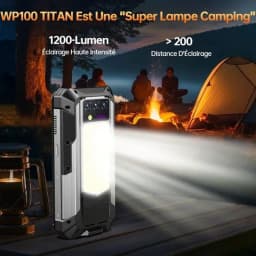 OUKITEL WP100 TITAN Rugged Smartphone Phone with Built-in Projector 12GB+512GB 33000mAh 1200-lumen Camping Light 200MP NFC 66W