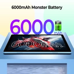 2026 Model 10.1-inch Android 16 Tablet Upgraded Quad-core Processor 12GB RAM (3GB+9GB) 64GB ROM Wi-Fi 6 High Performance Tablet