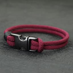 Fashion Mens Bracelet Double Layer Spring Buckle 4mm Nylon Rope Braclet Homme Leisure Accessories Hiphop Braslet Gift For Him