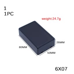 70/100mm DIY Housing Instrument Storage Case White Black Waterproof Enclosure Boxes Electronic Project Box