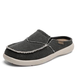 Canvas Slip On Half Shoes For Men 2022 Casual Slippers For Summer Free Shipping Breathable Lightweight Big Size 47 Zapatillas