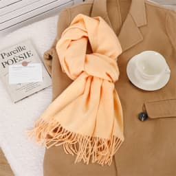 70Color Solid Winter Women Scarf Warm Thicken Cashmere Shawl Outdoor Tassels Pashmina Lady Wrap Windproof Scarves Fashion Luxury