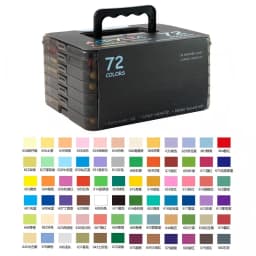 High Grade Acrylic Marker Set with Direct Liquid Soft Brush Tip, Rich Color for Art Creation & DIY Projects