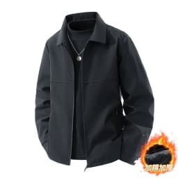 New Arrival High Grade Men Cotton Padded Jacket Spring Autumn Middle Aged Plus Size Business Casual Versatile Dad StyleOuterwear