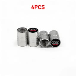 4Pcs For Audi Sports A4 B5 B6 B9 A1 A3 8L A6 C5 C7 Q3 Q5 Q7 Car Tire Tyre Valve Dust Caps Stem Covers Car Wheel Air Valve Cover