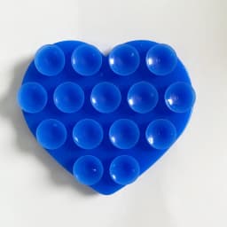 Heart Shaped Double-sided Silicone Suction Cup Anti Slip Suction Phone Support Bracket Suction Cup Phone Sticker Self-adhesive