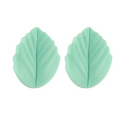 Sunrony 10pcs Mini Leaf Flower Silicone Beads For Jewelry Making Food Grade DIY Pacifier Chain Necklace Accessories