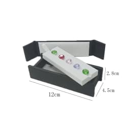 Wholesale Jewelry Gem Display Box Case Loose Diamond Storage Tool Coin Jar Show Tray Gem Pot Gemstone Organizer Holder Container