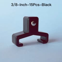 15Pack ABS Plastic Socket Organizer Rail Replacement Clips, 1/2 3/8 1/4 Drive Spring Loaded Ball Bearing Socket Holder Tool Rack