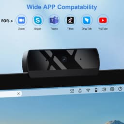 HD 1080P Web Camera with Microphone Autofocus USB Webcam PC Laptop Camera for Live Stream/Video Calling/Conference Plug and Play