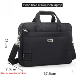 Large Capacity Briefcase Bag Men Business 17 15.6 14 inch Laptop Bag Shoulder  Canvas Handbags Messenger Work Tote Bag