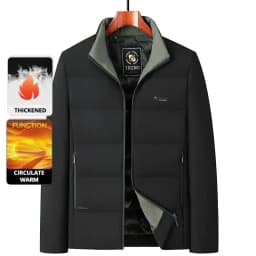 Top Grade Men's Winter Short Parka Jacket Windbreaker Coats Bubble Puffer 2026 New Casual Fashion Quilted Outerwear
