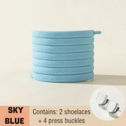 1Pair Elastic Laces Sneakers No Tie Shoe laces 8MM Wide Flat Shoelaces without ties Kids Adult Elastic Shoelace Shoe Accessories