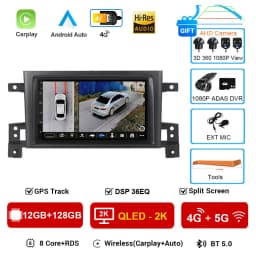 2din Car radio Android 16 For Suzuki Grand Vitara 3 2005-2010 2011-2015 Car Radio Multimedia Player GPS Carplay Androidauto WIFI