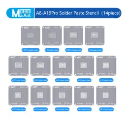 MAant Magnetic MOTIVE CPU Fixture For iPhone A8-A18 PRO &QUALCOMM&HiSilicon&EMMC CPU BGA Reballing Stencil Repair Kit Tools