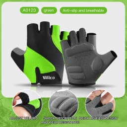 Short Finger Cycling Gloves,High Elasticity Shock Absorption Protection,Breathable Wear-Resistant Sports Spring Summer Gloves