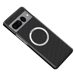 2025 New Luxury Carbon Fiber Texture Pattern Magnetic Ultra Slim Case For Google Pixel 8 9 10 Pro Matte MagSafe Ring Armor Cover