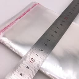 100pcs 4x6cm---22x20cm Resealable Poly Bag Transparent Opp Plastic Bags Self Adhesive Seal Jewellery Making Bag