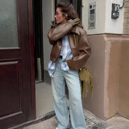Angola Red Leather Jacket Zip Motorbike Jackets Bomber Jacket Fashion Outerwear Autumn Winter Tops Women Clothes Coat Streetwear