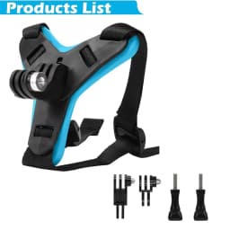 Motorcycle Helmet Chin Strap Mount Holder for GoPro Hero 13 12 11 10 9 8 AKASO SJCAM Insta360 DJI OSMO Action Camera Accessories