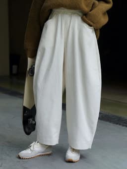 [EAM] High Elastic Waist Green Corduroy Wide Leg Pants New Loose Fit Trousers Women Fashion Tide Spring Autumn 2026 1DF21930