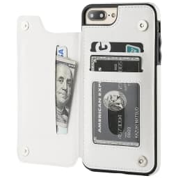 For iPhone 11 Pro XR XS Max 6s 7 8 Plus SE 2020 Wallet Case Luxury Slim Fit Premium Leather Card Slots Shockproof Flip Shell