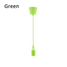 Adjustable Silicone Pendant Light Wholesale Vintage E27 Lamp Holder with Cord Bendable Ceiling Wall Lamp for Home Bar Decor