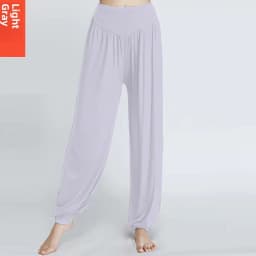 New Yoga Women's Square Dance Practice Pants Modal Cotton Elastic Large Size Loose Lantern Pants Summer Thin Model