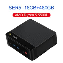 Beelink Mini PC SER5 Max AMD R7 7735HS Ryzen3 3200U R5 5500U 5625U 16G RAM 500G M.2 NVME SSD Type-C Gaming Mini Desktop Computer