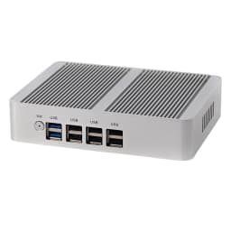 New N100 Palm Fanless Mini PC Intel Quad Core 12th Gen CPU 3*Display Computer 2*HD 1*DP 2*LAN Soft Router Windows11 Firewall