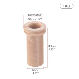 1kg 2kg 3kg Quartz Ceramic Crucible Cupel Bowl for Melting Gold Silver Copper Scrap Metal Casting Goldsmith Tool