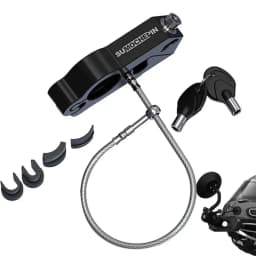 2 In 1 Motorcycle Grip Lock Helmet Lock Anti-theft Aluminum Alloy Brake Lock Electric Vehicle Handle Horn Lock For Motorcycle