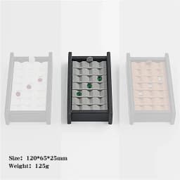Wholesale Jewelry Gem Display Box Case Loose Diamond Storage Tool Coin Jar Show Tray Gem Pot Gemstone Organizer Holder Container