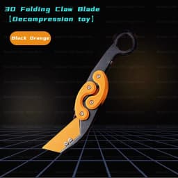 New Knife Fidget Toy 3D Printing Technology Stocking Stuffers Gift With Butterfly Claw Blade Carrot Fidget Toy Stress relief Toy