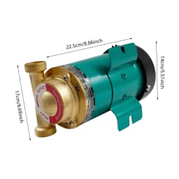 220V 90W Hot Water Recirculating Pump, Ultra-Quiet Booster Pump, Circulation Water Pump for Household Hot Water Circulation