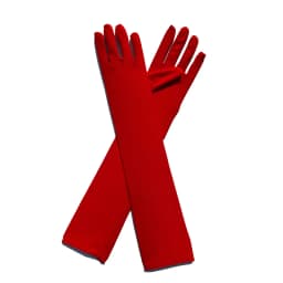 1 Pair Milk Silk Elastic Dance Bridal Long Gloves Elegant Wedding Party Stage Performance Breathable Summer Sunscreen Mittens