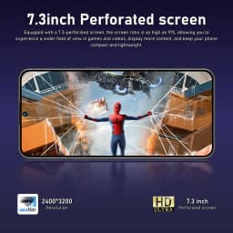 K-Touch Mobile Phones C27 Ultra Smartphone Android 15 Cell phone 7.3 Inch 16+48MP 22GB+2TB 7800mAh 5G Dual SIM Face Unlocked GPS Cellphones