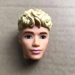 1/6 Scale Male Doll Head with Super White Beige Brown Skin for DIY Makeup Practice Collectible Figure Accessory Part