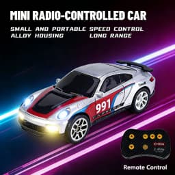 2026 Upgraded RC Car 1:64 Mini Alloy RC Drift Car Easy to Carry, 60mins Life. Exquisite Gift Box An Ideal Toy Gift for Children