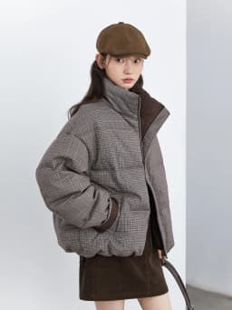 CHIC VEN Women Down Coats Retro Double-sided Stand Up Collar Down Jacket 90 White Duck Down Female Overcoat Autumn Winter 2025