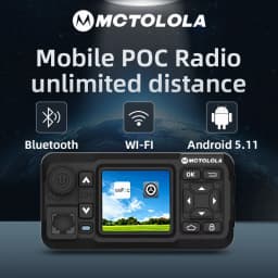 MOTOLOLA (Equipped with a Lifetime Free SIM Card) Global 4G LTE POC Wireless Internet Car Walkie Talkie Global Coverage of 5000